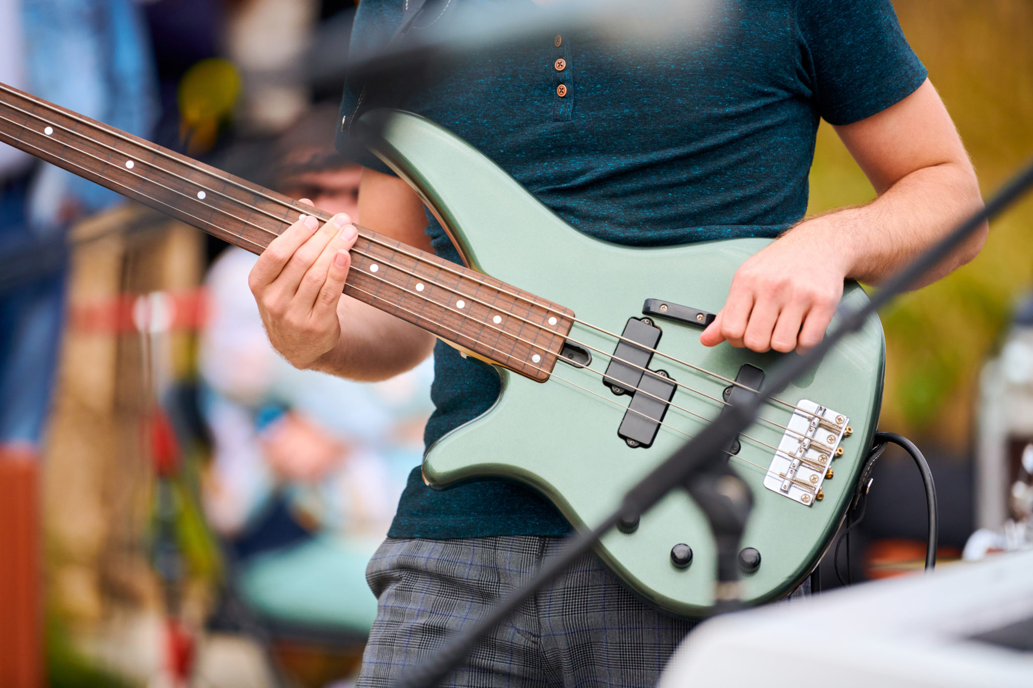 bass guitar player