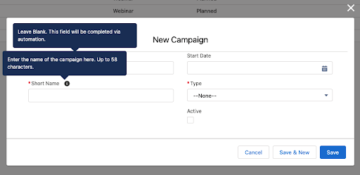 new campaign