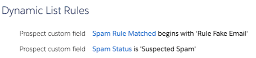 Spam Identification Process with Prospect Updater